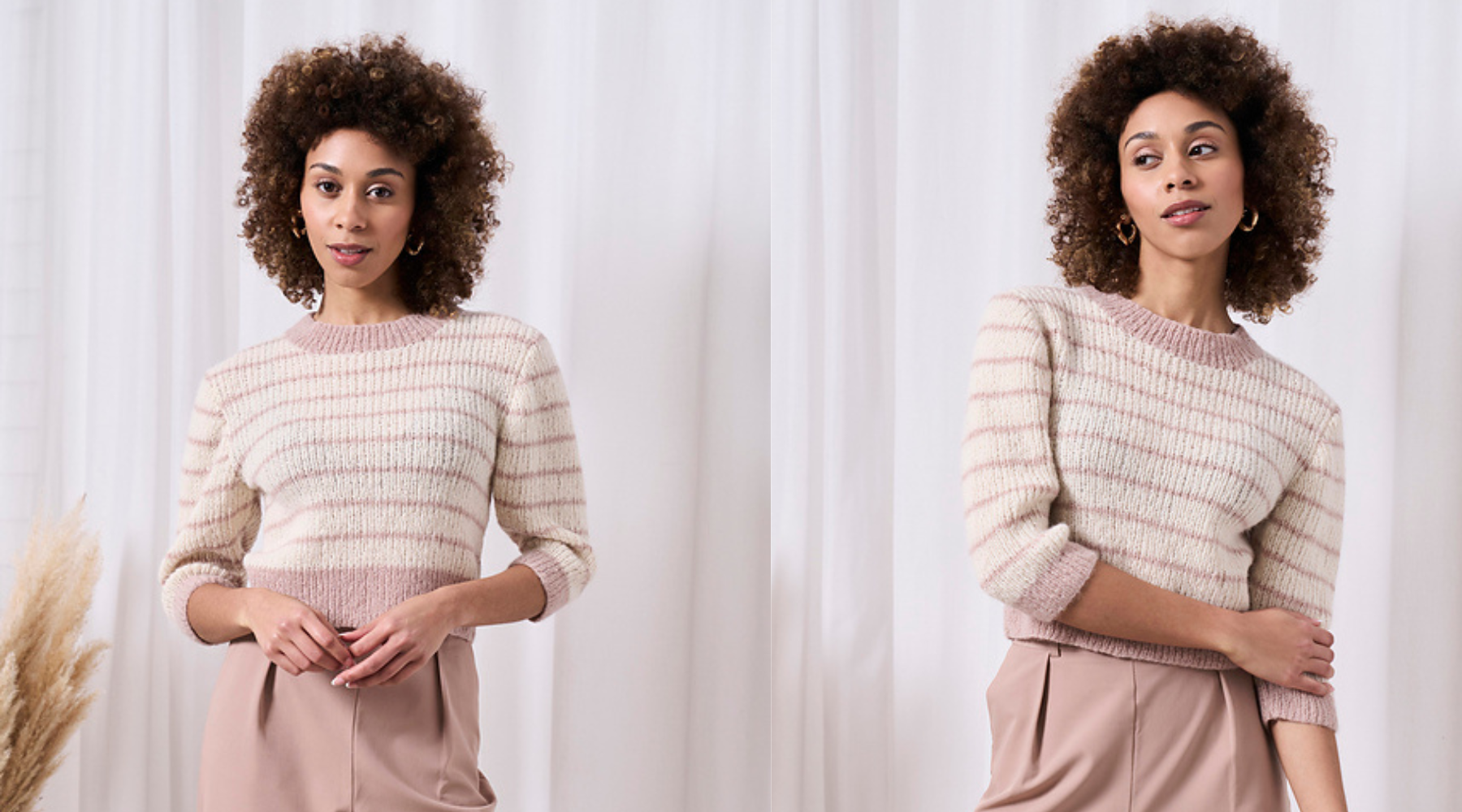 How to choose what size to knit -- set in sleeve pullover edition