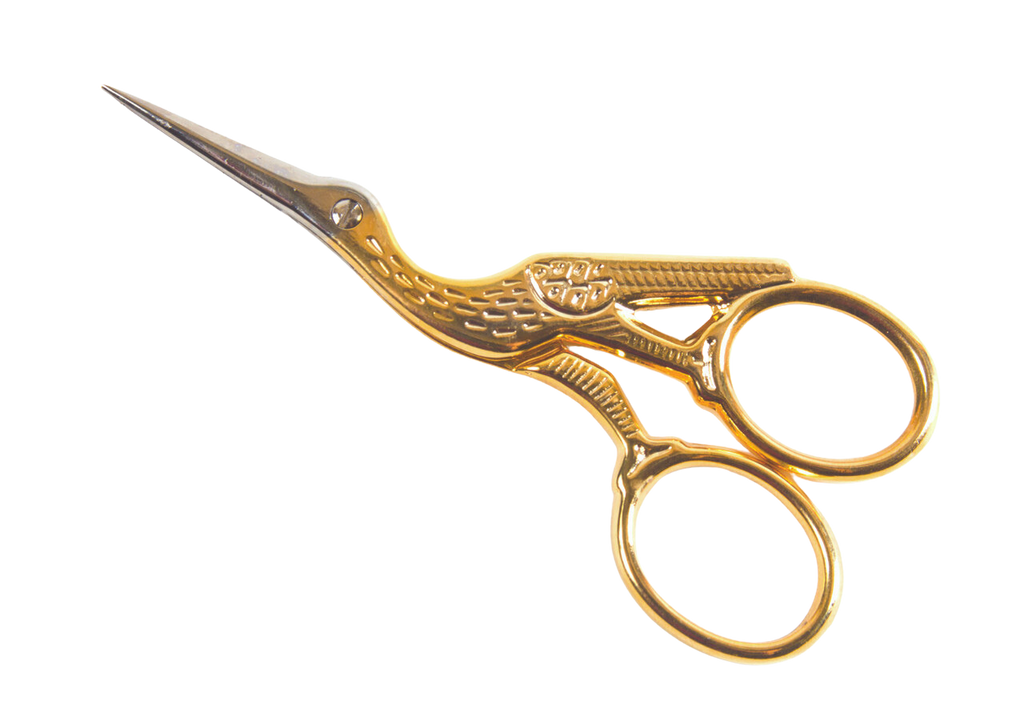 WASA Stork Scissors - outlet Gold w/Nickel Accents - Size Options