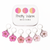 Cherry blossom crochet stitch markers open ring