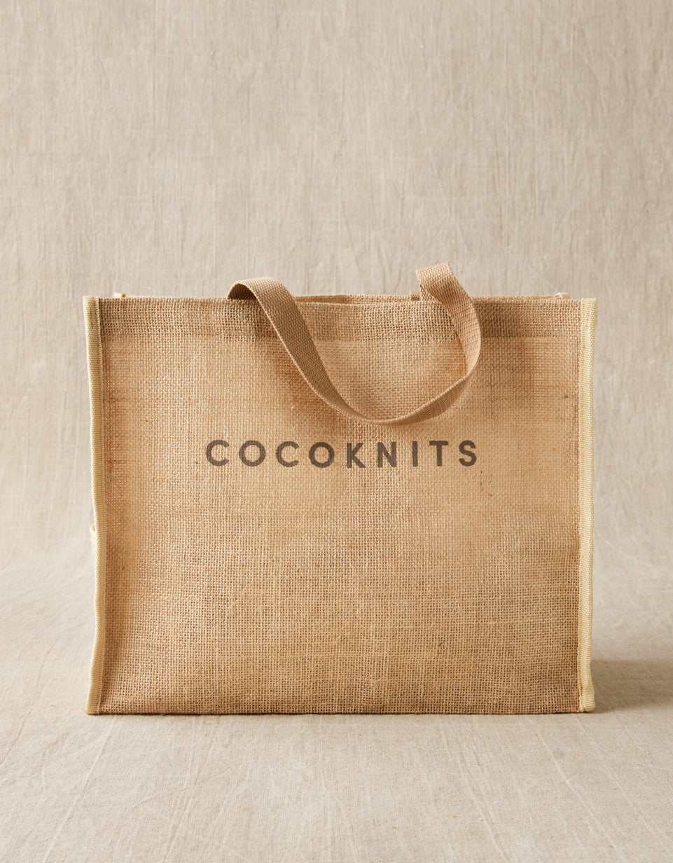 Cocoknits Sweater Care kit Jute Tote