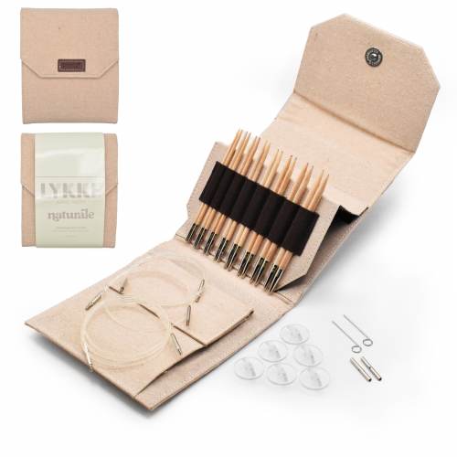 Lykke Naturale Starter Interchangeable Needle Set 5&quot; tips