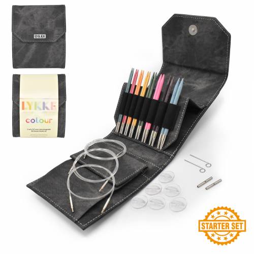 Lykke Colour Starter Interchangeable Needle Set 5" tips