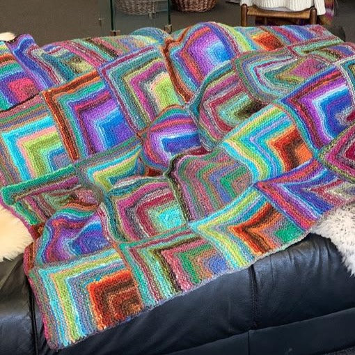 Timeless Noro Knit Blankets - Crazy For Ewe