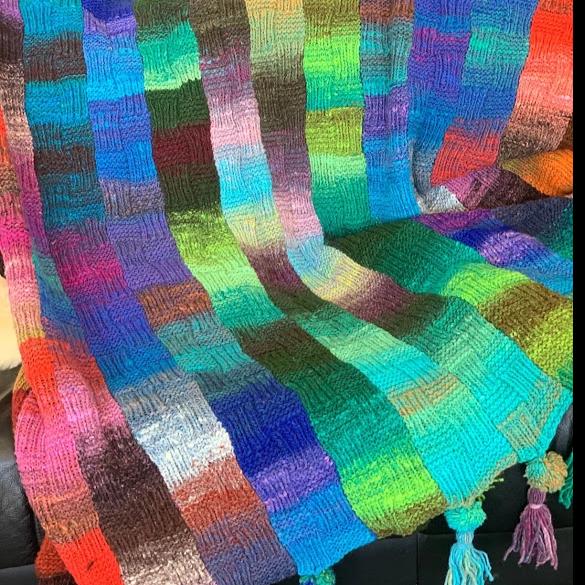 Timeless Noro Knit Blankets - Crazy For Ewe